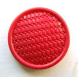 B7254 20mm Orange Red Textured Shank Button - Ribbonmoon