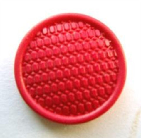 B7254 20mm Orange Red Textured Shank Button - Ribbonmoon