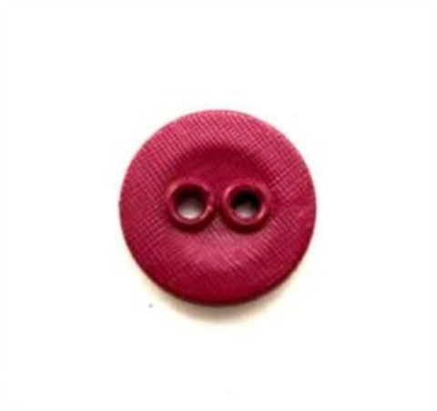 B13702 14mm Deep Magenta Lightly Textured Linen Effect 2 Hole Button - Ribbonmoon