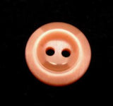 B10495 16mm Peach Melba Polyester 2 Hole Button - Ribbonmoon