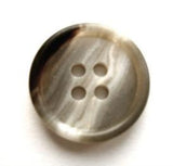 B17531 19mm Mixed Greys Matt 4 Hole Button - Ribbonmoon