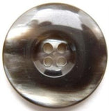 B9922 22mm Grey and Black Ice Effect 4 Hole Button - Ribbonmoon