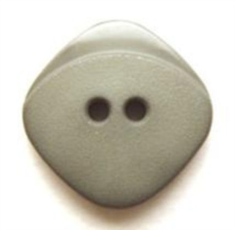 B9107 20mm Mid Grey Matt and Gloss Elements 2 Hole Button - Ribbonmoon