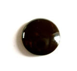 B0768 16mm Deep Cuban Brown Glossy Slightly Domed Shank Button - Ribbonmoon