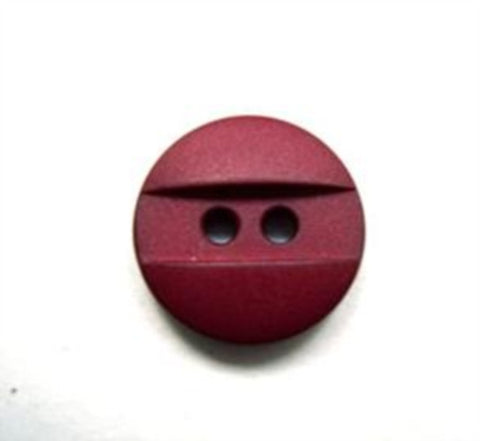 B16039 15mm Misty Burgundy Matt 2 Hole Button - Ribbonmoon