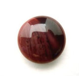 B16015 17mm Tonal Plum Glossy Domed Button, Hole Built into the Back - Ribbonmoon