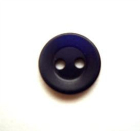 B9059 11mm Dark Purple Blue Polyester 2 Hole Button - Ribbonmoon