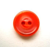 B13993 14mm Tonal Pearlised Surface Flame Orange 2 Hole Button - Ribbonmoon