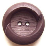 B7531L 23mm Dusky Mauve Brown Textured 2 Hole Button