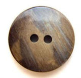 B5095 19mm Browns and Beige's Gloss 2 Hole Button - Ribbonmoon