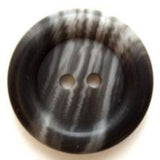 B5076 23mm Tonal Grey Soft Sheen 2 Hole Button - Ribbonmoon