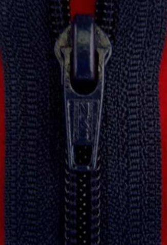 Z2684 73cm Navy Nylon No.5 Open End Zip