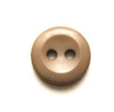 B7541L 11mm Fawn Beige Gloss 2 Hole Button