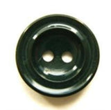 B7245 16mm Deep Holly Green High gloss 2 Hole Button - Ribbonmoon