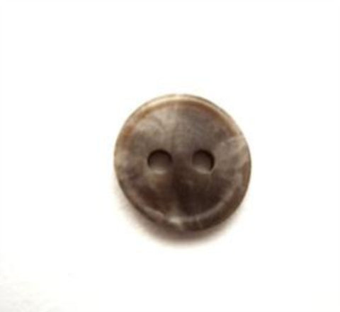 B13544 12mm Tonal Brown and Beige Soft Sheen 2 Hole Button - Ribbonmoon