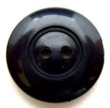 B7783 20mm Dark Navy Gloss Nylon 2 Hole Button - Ribbonmoon