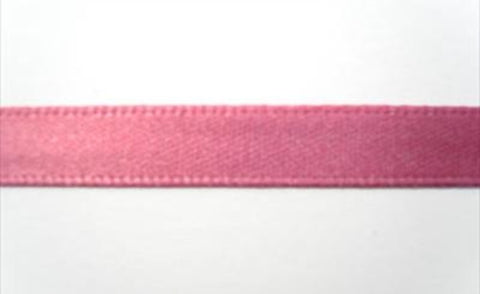 R0767 7mm Dark Dusky Pink Double Faced Satin Ribbon by Berisfords - Ribbonmoon