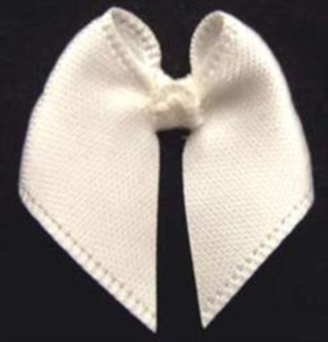 RB325 Bridal White Satin Ribbon Bow