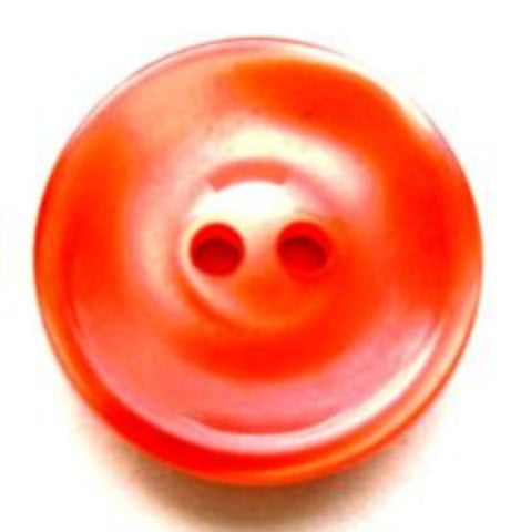 B14022 20mm Tonal Flame Orange Chunky 2 Hole Button - Ribbonmoon