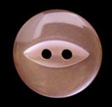 B2248 19mm Pale Pink 2 Hole Polyester Fish Eye Button - Ribbonmoon