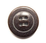 B15533 18mm Speckled Misty Dark Brown Bone Sheen 4 Hole Button - Ribbonmoon