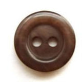 B5267 14mm Tonal Cuban Brown Pearlised Rim 2 Hole Button - Ribbonmoon