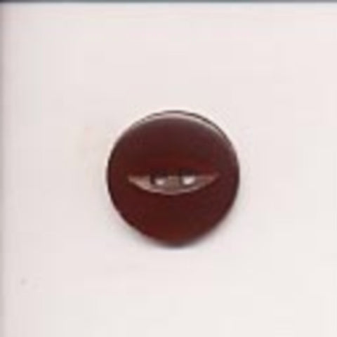 B8565 17mm Burgundy 2 Hole Polyester Fish Eye Button - Ribbonmoon