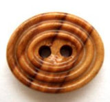 B7854 20mm Wood Oval 2 Hole Button - Ribbonmoon