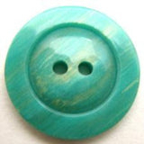 B12621 23mm Tonal Green with a Pearlised Iridescence 2 Hole Button - Ribbonmoon