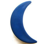 B7289L 24mm Blue Curved Moon Shank Button