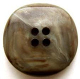 B5983 25mm Green Greys, Browns and Naturals Gloss 4 Hole Button - Ribbonmoon