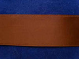 R6574 23mm Golden Chocolate Brown Single Face Satin Ribbon - Ribbonmoon