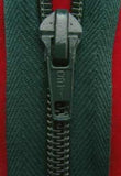 Z1265 Optilon 51cm Deep Holly Green Nylon No.5 Open End Zip - Ribbonmoon