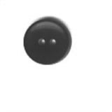 B15999 18mm Black Gloss Polyester 2 Hole Button - Ribbonmoon