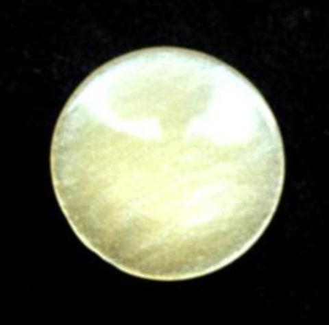 B8701 20mm Tonal Lemon Polyester Button with a Hole Built into the Back - Ribbonmoon