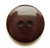 B5309 16mm Misty Dark Brown Pearlised Gloss 2 Hole Button - Ribbonmoon