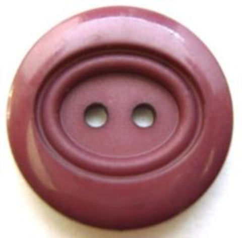 B7572 23mm Mulberry Matt and Gloss 2 Hole Button - Ribbonmoon