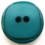 B6178 26mm Blue Jade Raised Matt Centre 2 Hole Button - Ribbonmoon