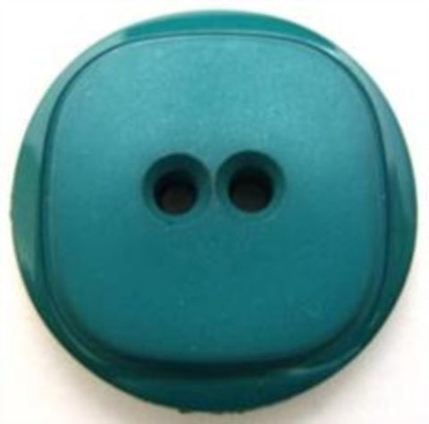 B6178 26mm Blue Jade Raised Matt Centre 2 Hole Button - Ribbonmoon