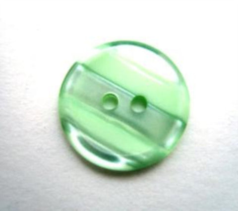 B13341 18mm Tonal Mint Greens Variegated Polyester 2 Hole Button - Ribbonmoon