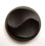 B14466 20mm Black Wood Effect Finish Shank Button - Ribbonmoon