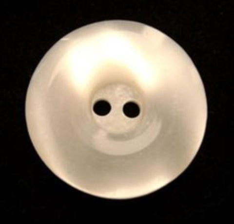 B6762 18mm Pearlised Tonal Ivory Shimmery 2 Hole Button - Ribbonmoon