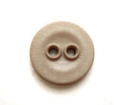 B8341 14mm Ecru Lightly Textured Linen Effect 2 Hole Button - Ribbonmoon