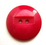 B8976 19mm Cardinal Red Gloss 2 Hole Button - Ribbonmoon