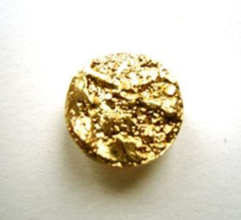 B9962 15mm Gilded Poly Textured Shank Button - Ribbonmoon