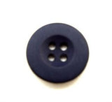 B10841 15mm Navy Matt 4 Hole Button - Ribbonmoon