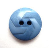 B12664 18mm Light Dusky Blue Matt  and Gloss 2 Hole Button - Ribbonmoon