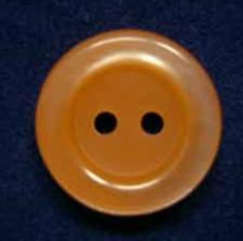 B4299 16mm Tonal Pale Orange Pearlised Rim 2 Hole Button - Ribbonmoon