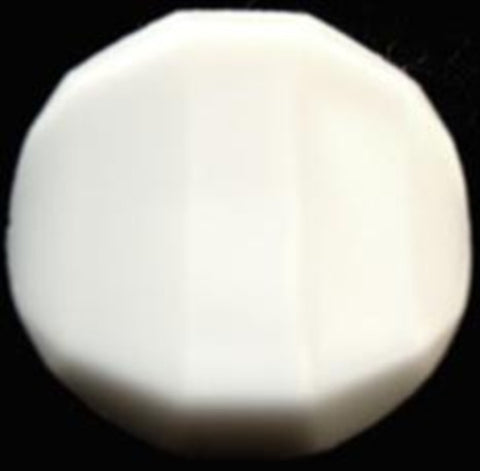 B8562 25mm White GolF Ball Finish Shank Button