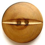 B8193 22mm Pine Wooden 2 Hole Button - Ribbonmoon